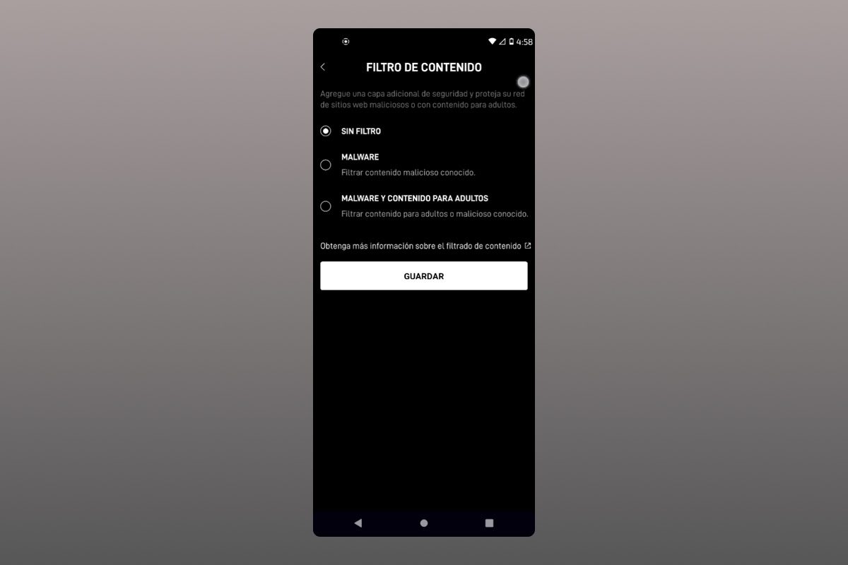 3. Filtra contenido no deseado en tu red Starlink app