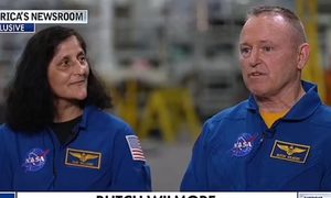 Barry Wilmore y Sunita Williams