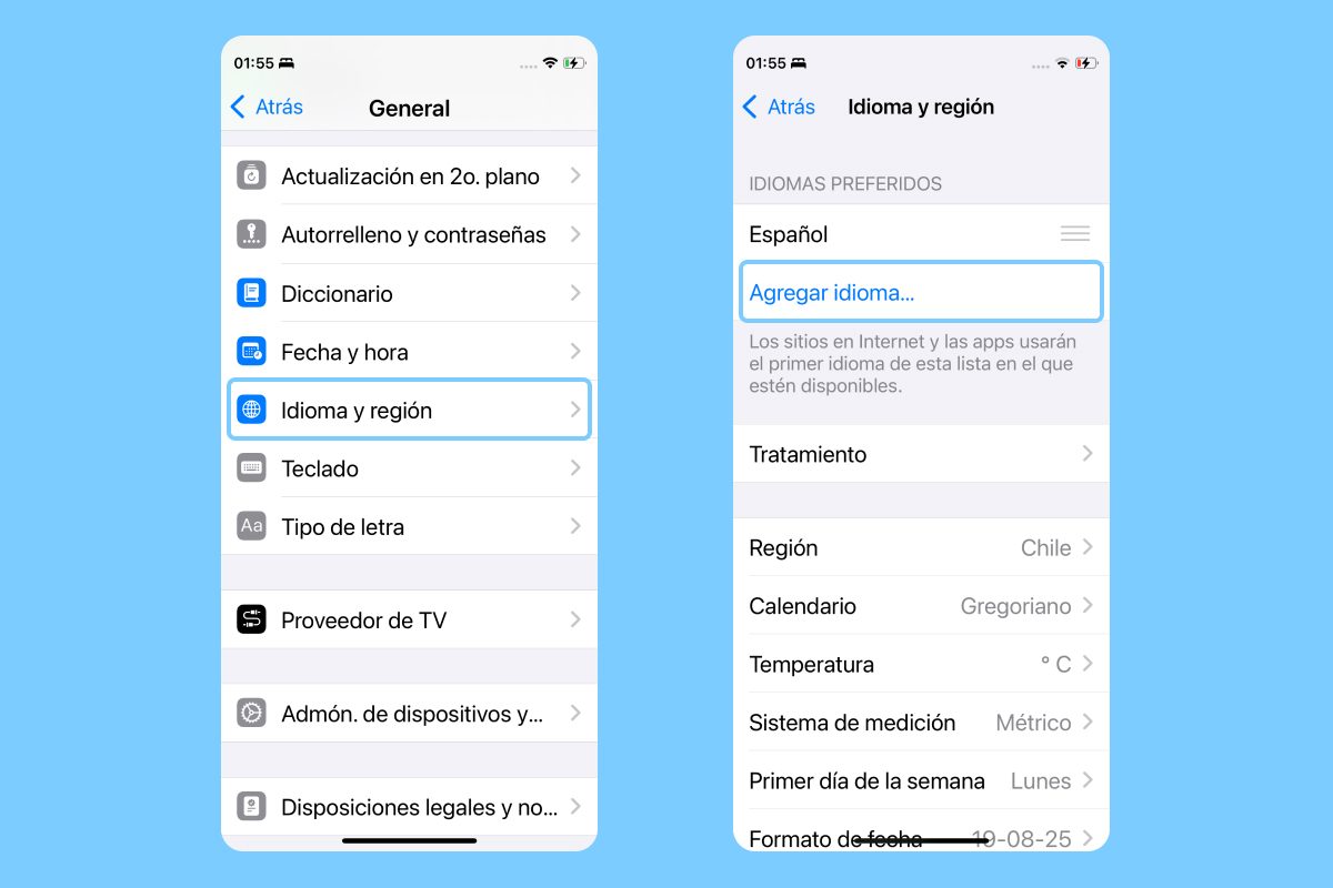 Cómo cambiar el idioma en Gmail iPhone