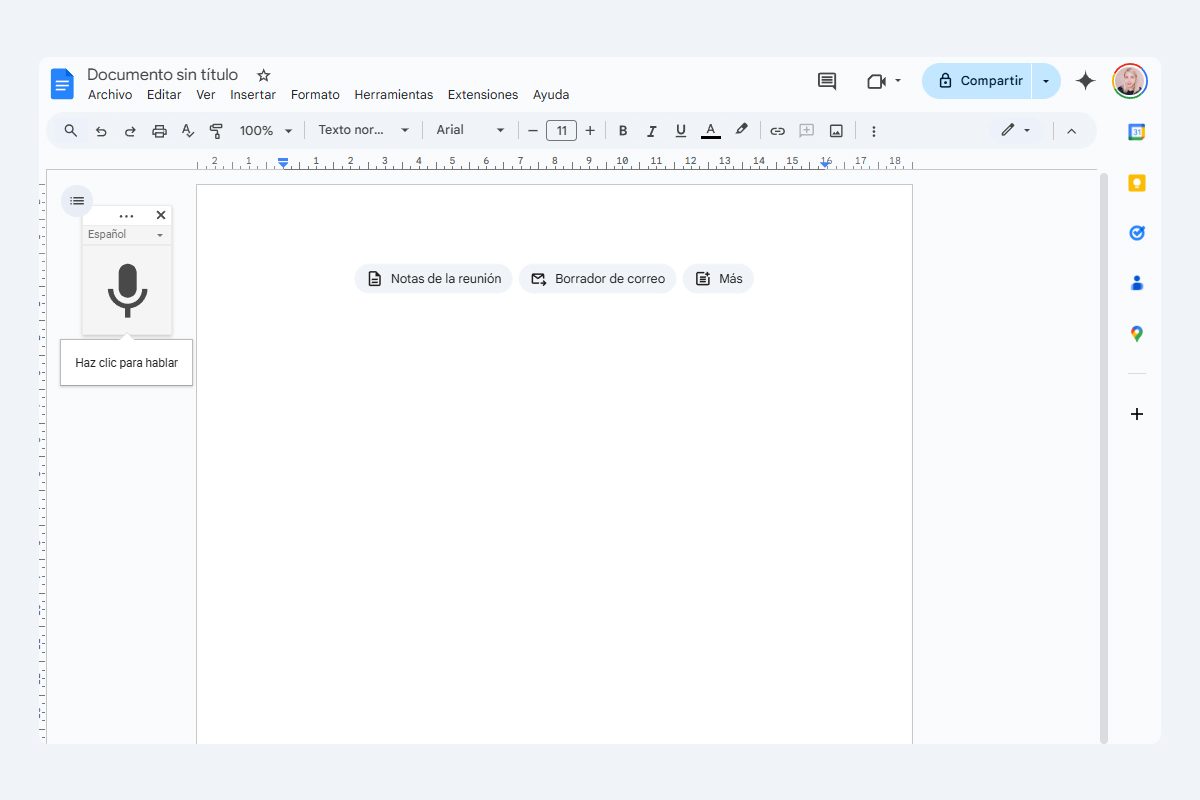 Cómo hacer que Google Docs transcriba un audio 2