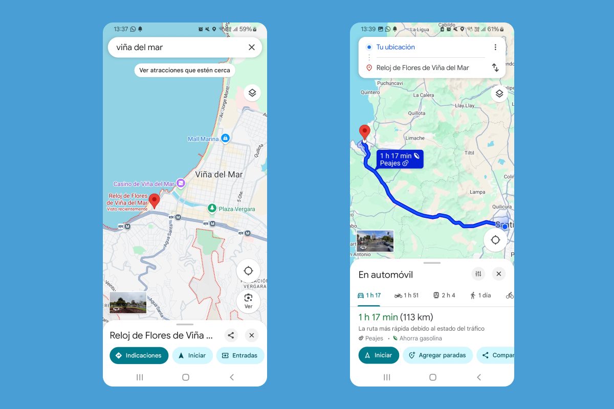 Google Maps traza tu ruta celular 1