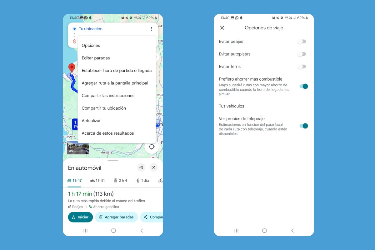 Google Maps traza tu ruta celular 2