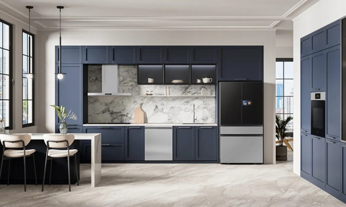 los nuevos refrigeradores de samsung pueden abrir sus puertas con un comando voz refrigerador