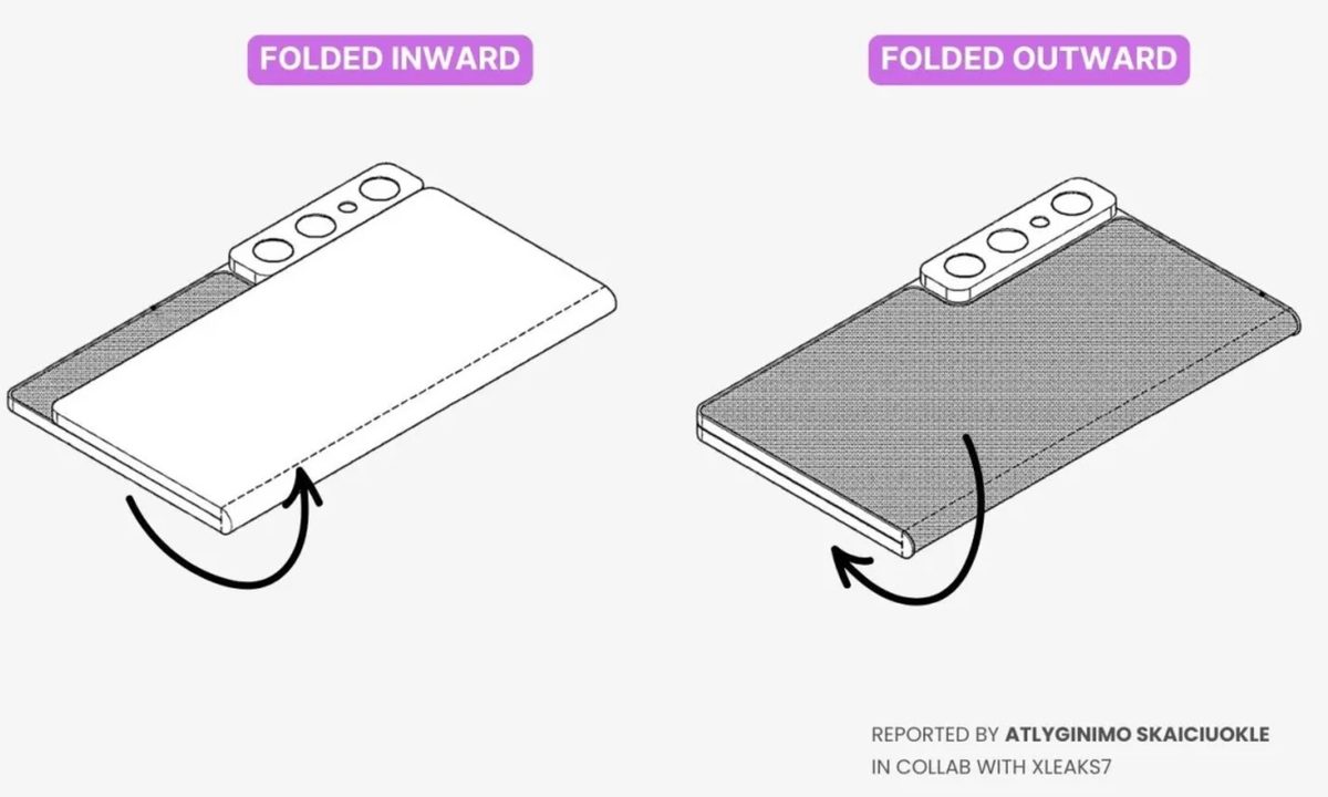 Celular plegable patente