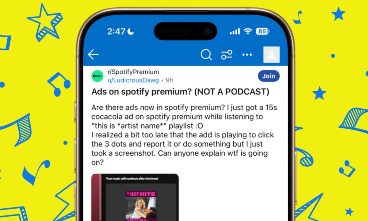 Spotify Premium avisos