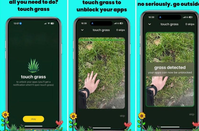 Aplicación Touch Grass