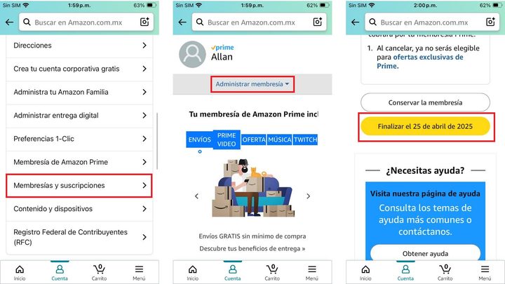 ¿Cómo cancelar Amazon Music Unlimited en iPhone?