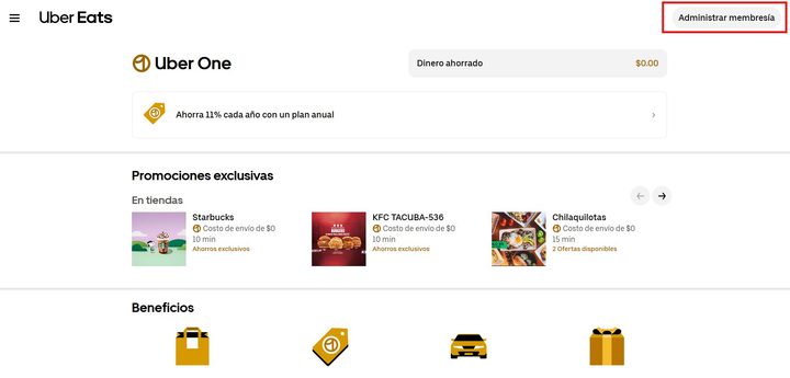 ¿Cómo cancelar Uber One?