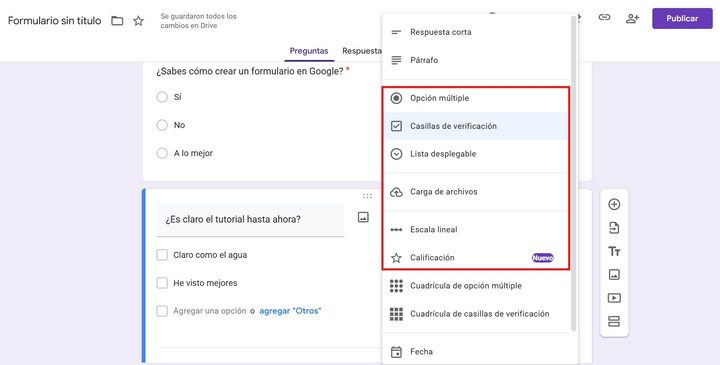 Cómo crear formularios en Google.