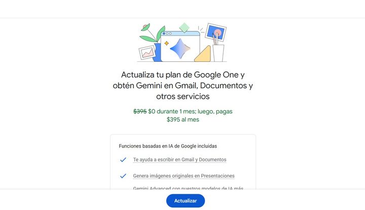 Probé Gemini en Gmail.