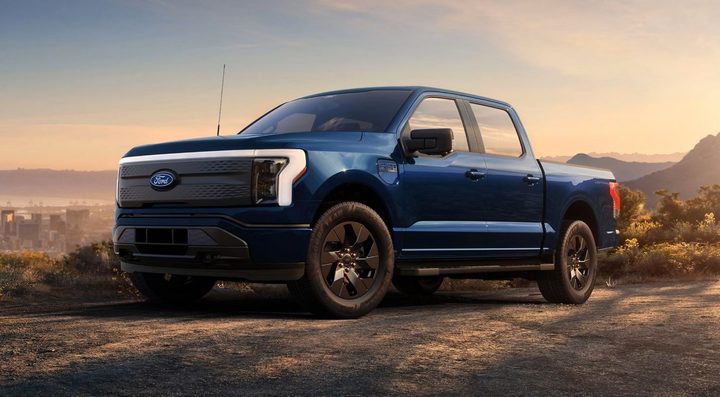 La 2025 Ford F-150 Lightning.