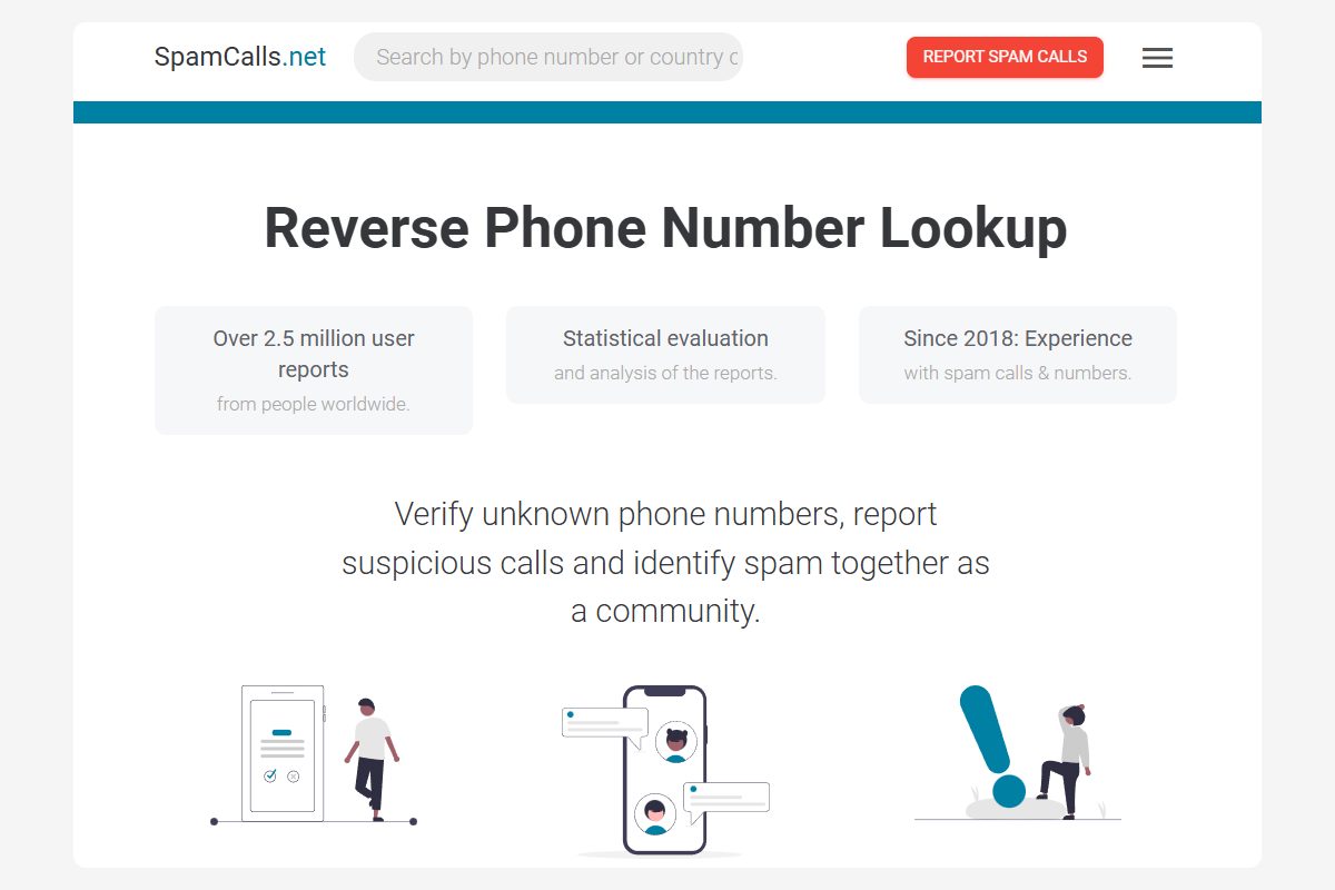 Cómo saber de quién es un número de teléfono Spamcalls