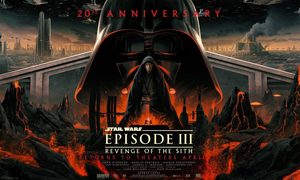 Star Wars episodio III póster 20 años