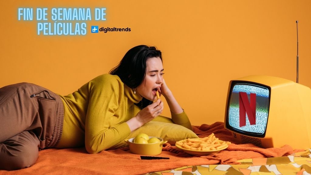 Mujer mirando la televisión