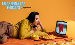Mujer mirando la televisión