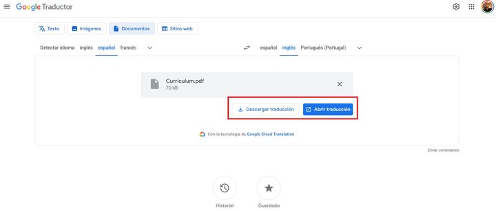 ¿Cómo traducir un documento con Google Translate?
