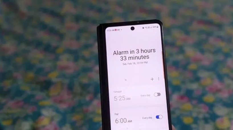 Alarma celular Samsung