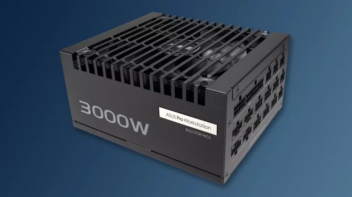 asus quiere tener poder ilimitado con su nueva fuente de alimentacion 3000 vatios pro workstation