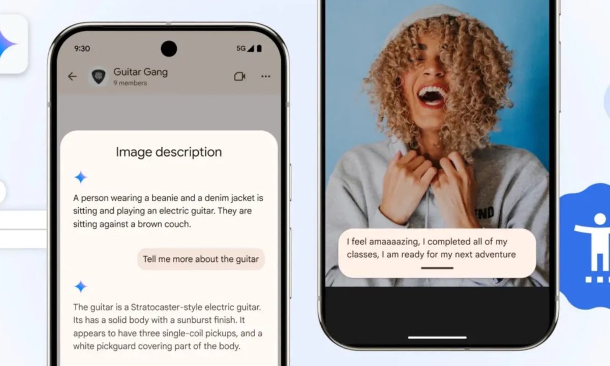 Google Gemini Navegación Talk Back