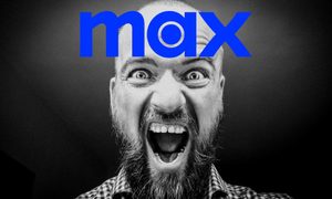 Logo de Max y cara asustada