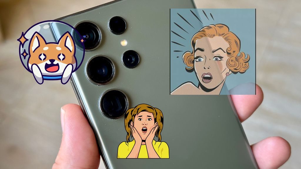 Caras de sorpresa en un Samsung Galaxy S23 Ultra