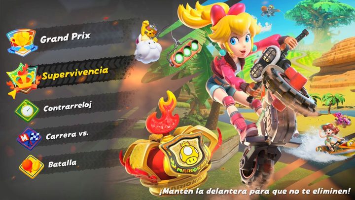 Una imagen de Mario Kart World.