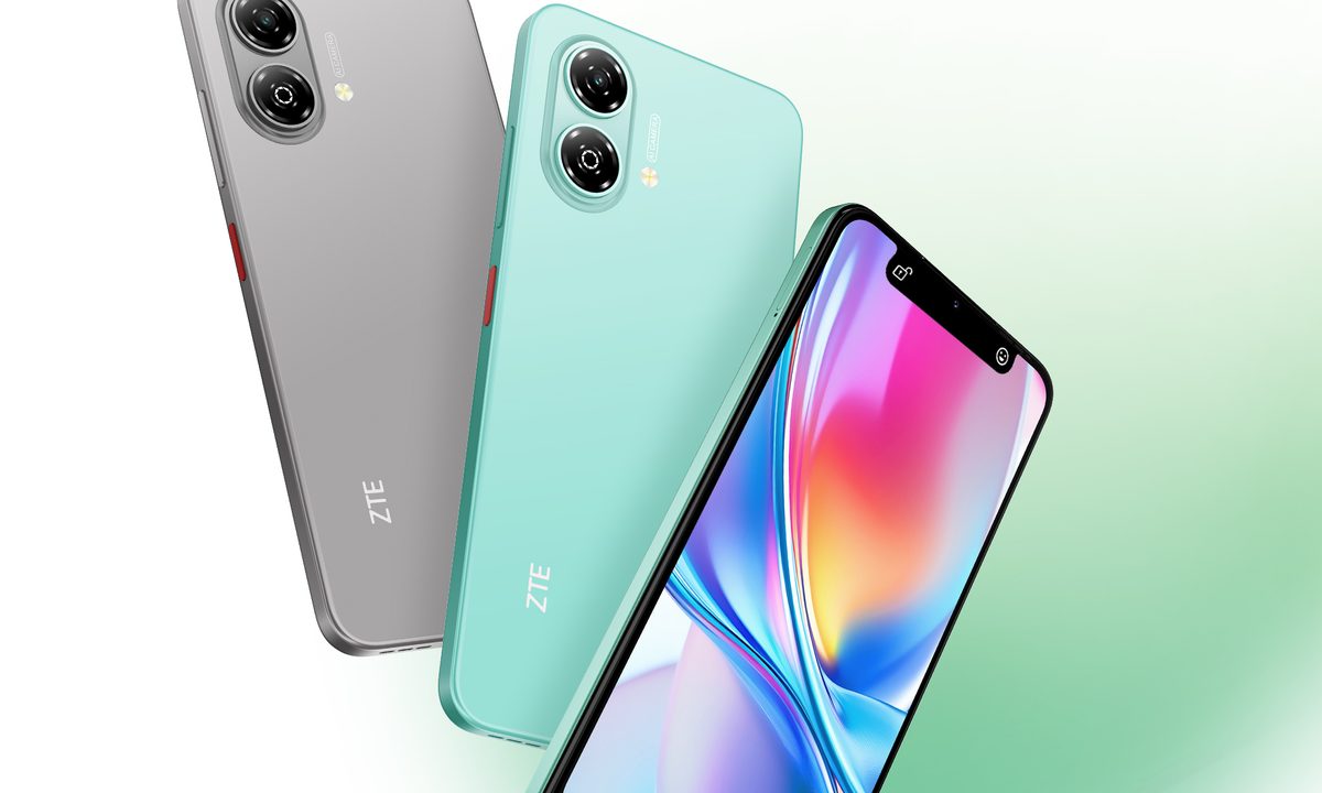 que se trae entre manos el zte blade a35e gris y verde