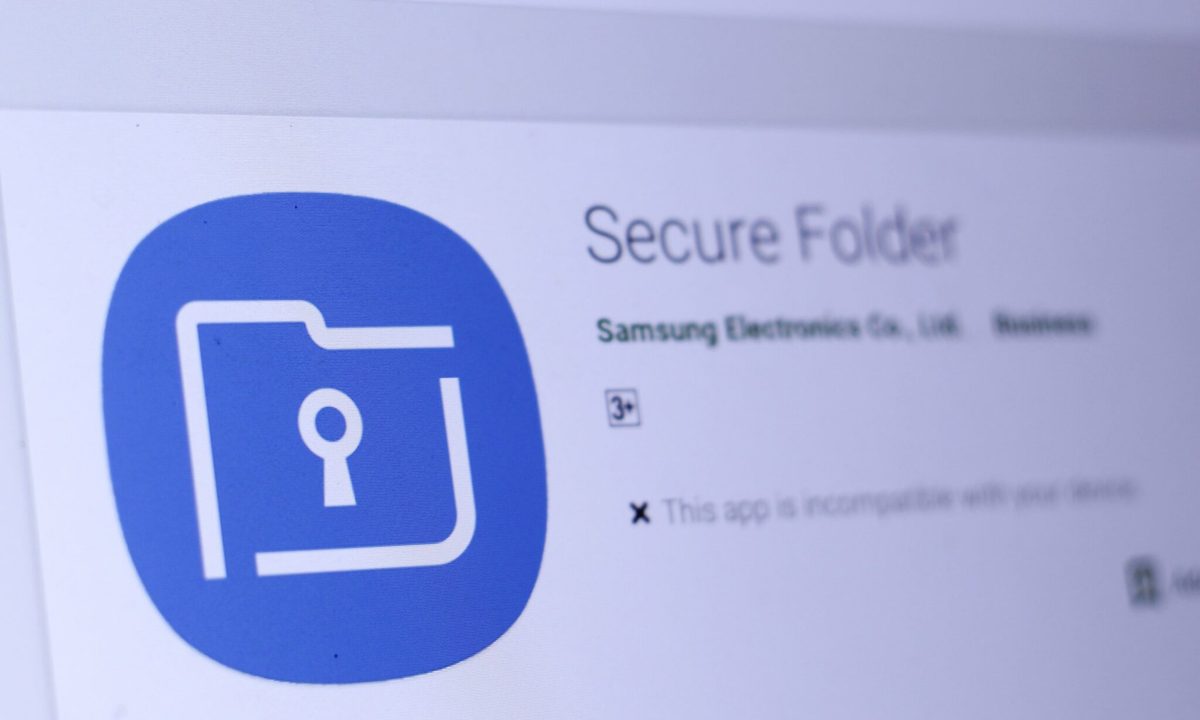 Carpeta segura samsung