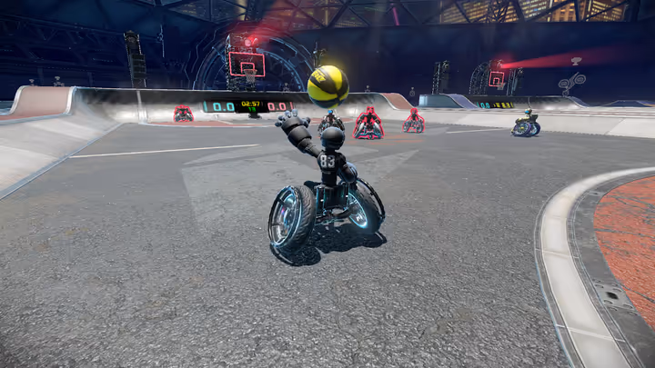 Una imagen de Drag X Drive.