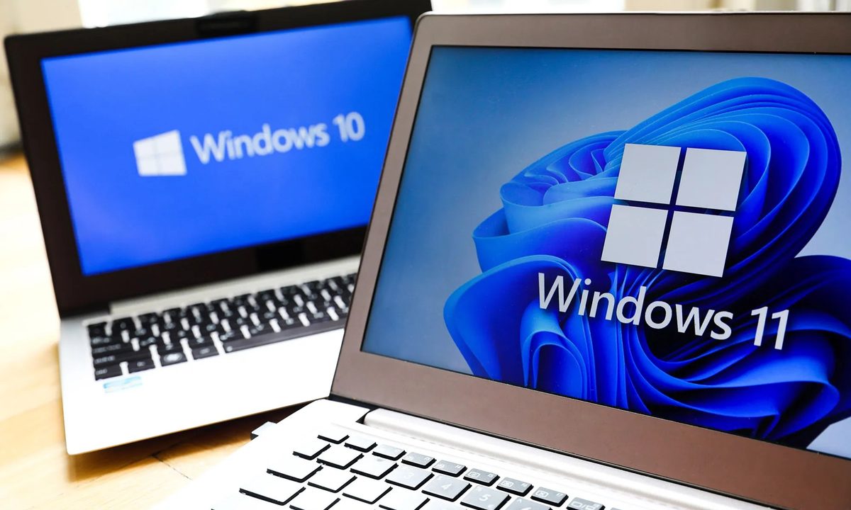 Laptops con Windows 11 y Windows 10