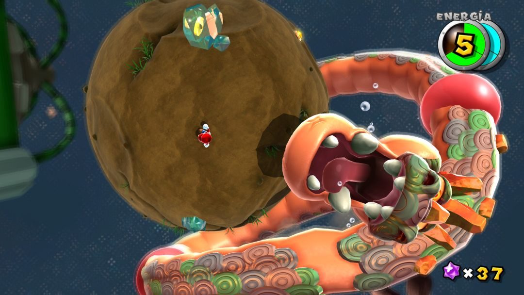 Una imagen de Super Mario Galaxy 2.