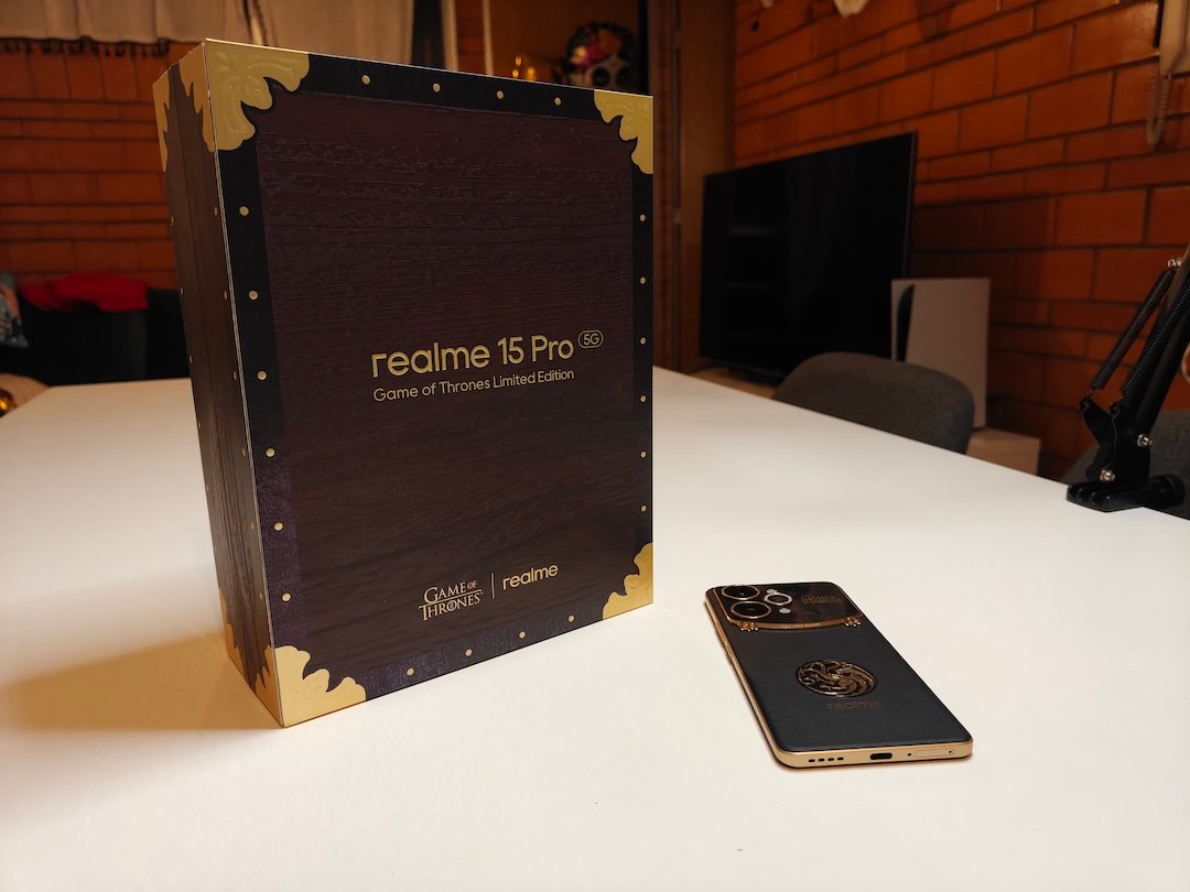 Una imagen del realme 15 Pro Game of Thrones Edition.
