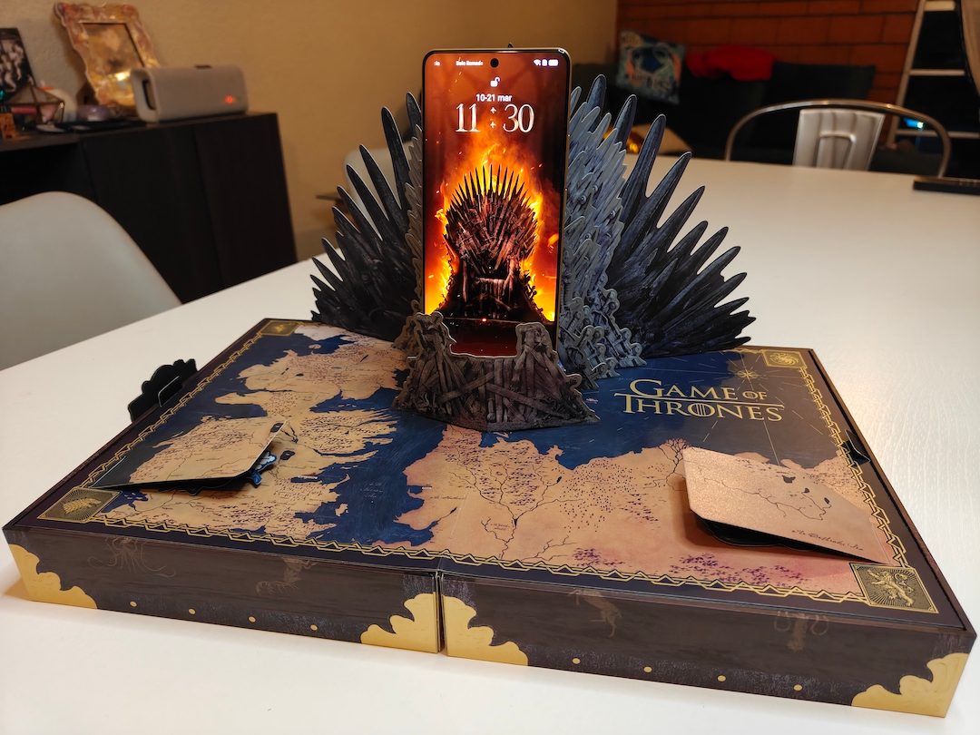 Una foto del realme 15 Pro Game of Thrones Edition.
