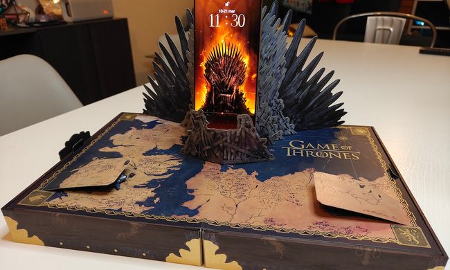 Una foto del realme 15 Pro Game of Thrones Edition.
