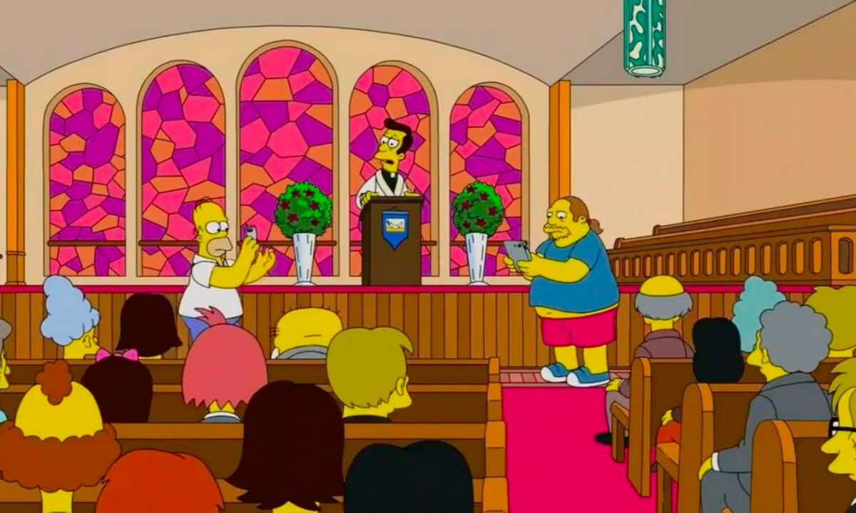 Los Simpson iglesia