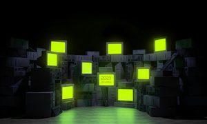 Lighting, Green, Light