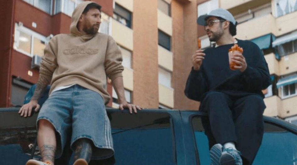 Messi y Bad Bunny