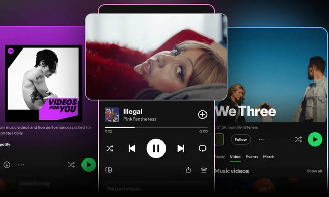Spotify videoclips