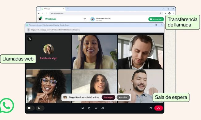 WhatsApp web llamadas