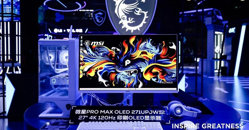 El monitor OLED 4K 120Hz de MSI utiliza tecnología de inyección de tinta