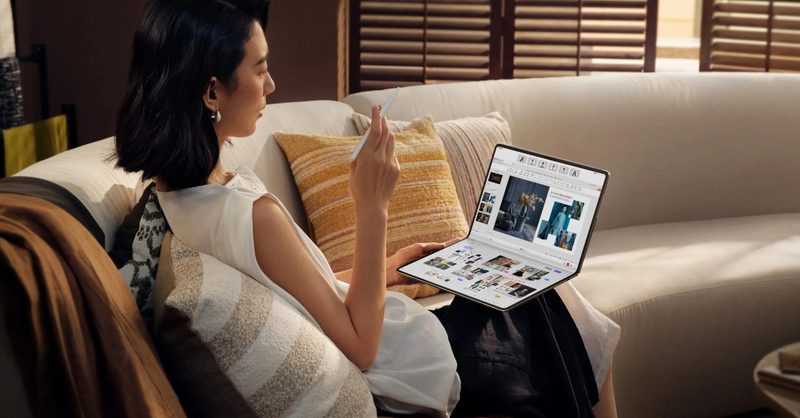 El laptop plegable Huawei es más potente, rápido y con un bolígrafo mejorado