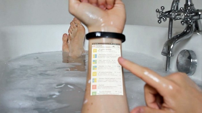 cicret revolucionaria pulsera o brazalete que convierte la piel en una pantalla tactil cricret2 0