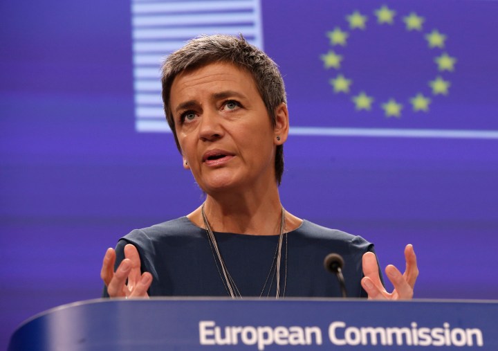 comision europea acusa formalmente google de abuso su posicion dominante eu commissioner for competition margrethe vestager p