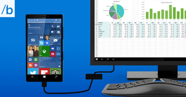 continuum podra convertir un smartphone con windows 10 en pc de escritorio apertura