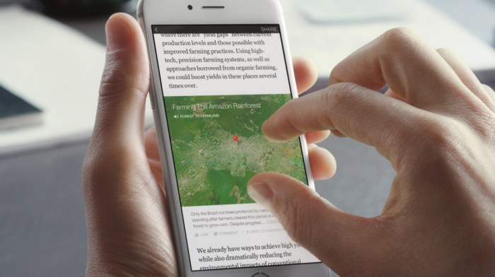 importantes medios estadounidenses permiten compartir noticias en instant articles de facebook 3 map