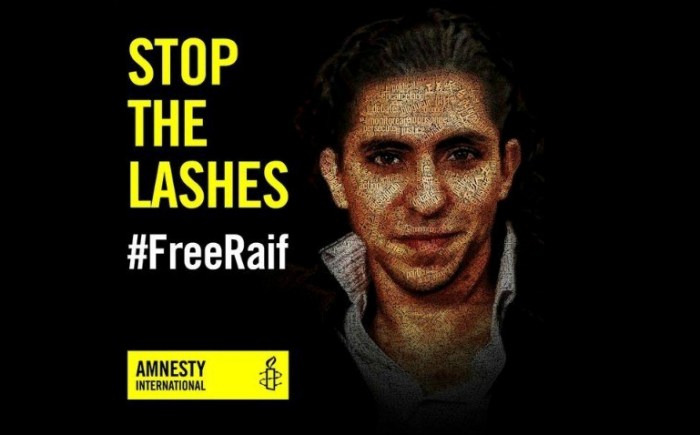 confirman sentencia de 10 anos prision y 1 000 latigazos contra bloguero en arabia saudita raaaa