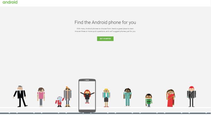 con una nueva herramienta google ayuda encontrar el telefono android perfecto android2