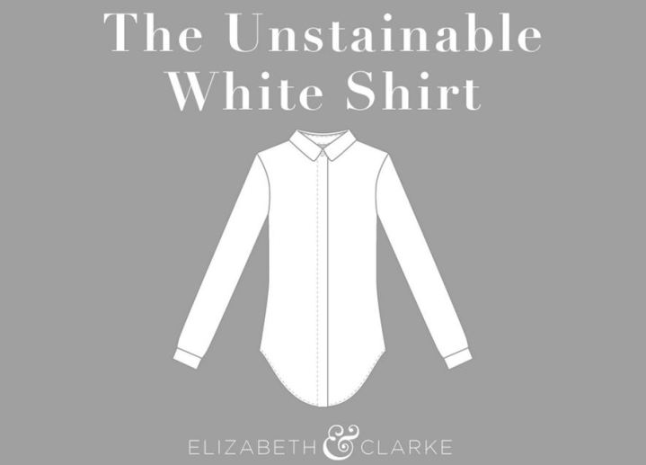 inventan blusas blancas de seda que no se pueden manchar camisa