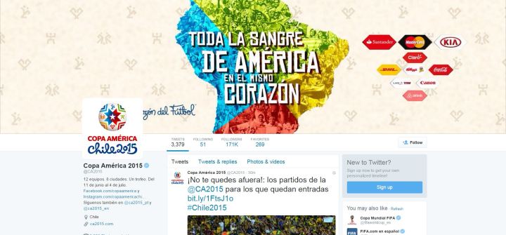 twitter se prepara para la copa america que comenzara en chile el 11 de junio copa1