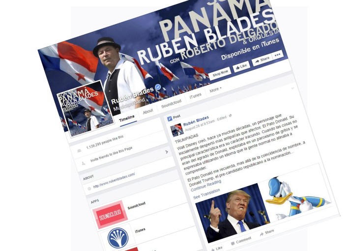 trump encarna lo peor de sociedad estadounidense dice el musico panameno ruben blades en facebook 1rb